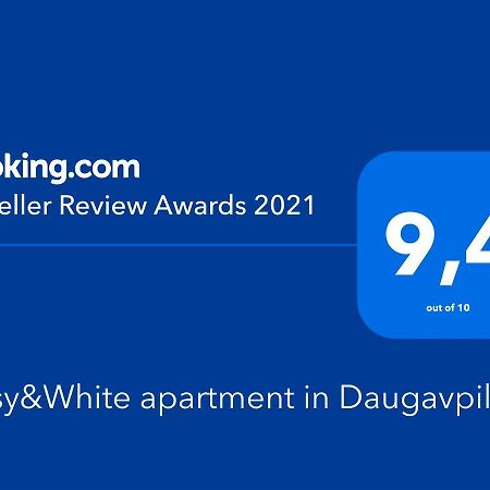 Cosy&White Apartment In Daugavpils Eksteriør billede